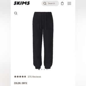 SKIMS Sherpa Teddy Joggers S/M